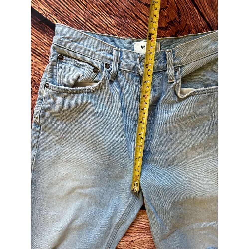 Agolde Riley Hi Rise Straight Crop Light Wash - Picture 9 of 15